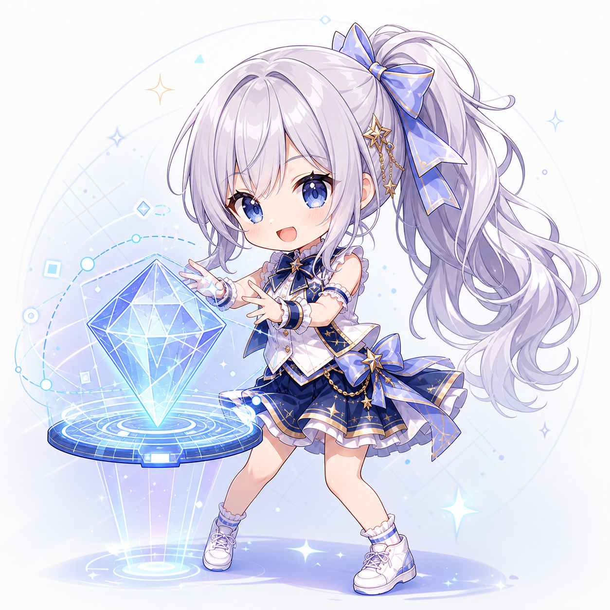 白瀬ルナのミニキャラ